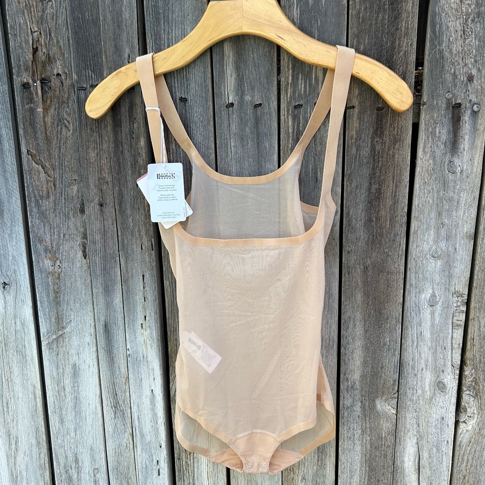 NWT Wolford Tulle Forming Body Suit Clay 4 - Picture 16 of 16